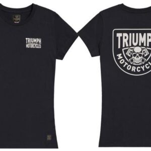 TRIUMPH LADIES PISTON RICH T-SHIRT BLACK