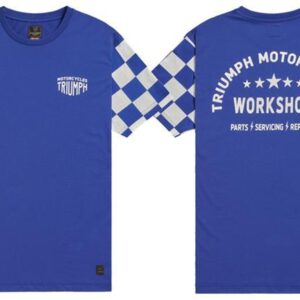 TRIUMPH PRESTON T-SHIRT BLUE / BONE