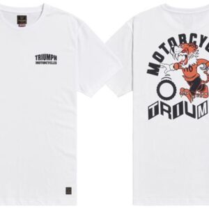 TRIUMPH PIT STOP T-SHIRT WHITE