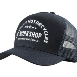 TRIUMPH WORKSHOP TRUCKER CAP NAVY / BONE