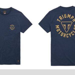 TRIUMPH BURNHAM T-SHIRT JET BLACK