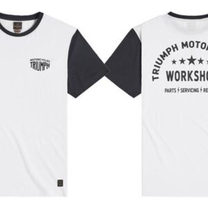 TRIUMPH FENLAND T-SHIRT WHITE / JET BLACK