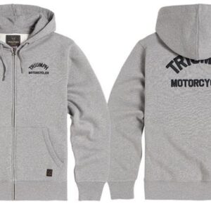 TRIUMPH DOLAN FULL ZIP HOODIE GREY MARL