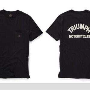 TRIUMPH DITCHLING T-SHIRT JET BLACK