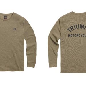 TRIUMPH DEAN L/S WAFFLE KHAKI T-SHIRT