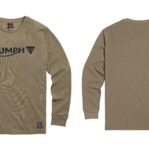 TRIUMPH BETTMANN L/S WAFFLE KHAKI T-SHIRT