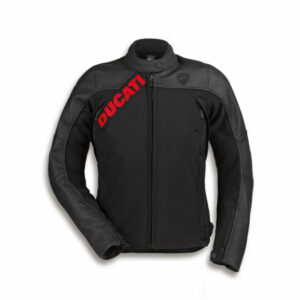 Ducati Logo C1 2.0 Leather Jacket Ladies