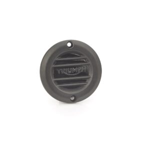 Triumph Clutch Badge, Ribbed, Dark - Bonneville